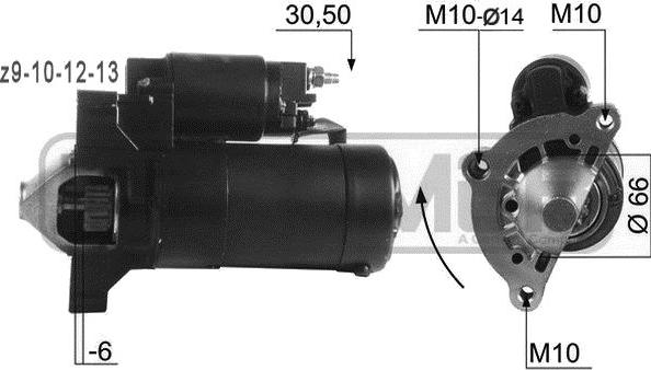 ERA 220074A - Motorino d'avviamento www.autoricambit.com