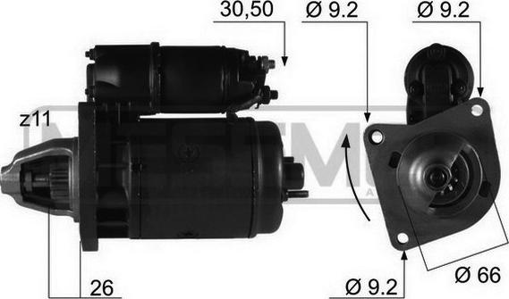 ERA 220075R - Motorino d'avviamento www.autoricambit.com