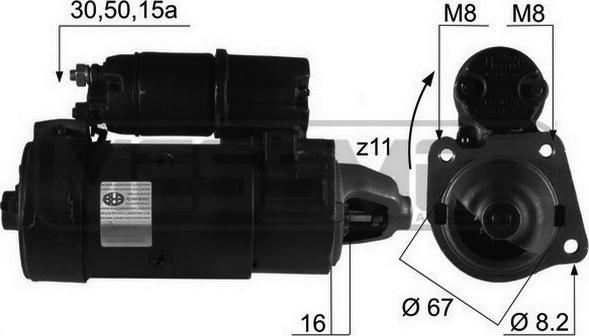 ERA 220072R - Motorino d'avviamento www.autoricambit.com