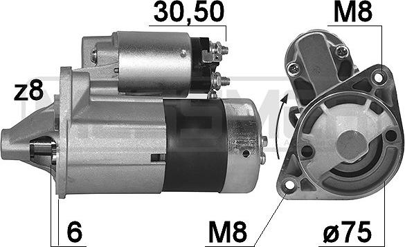 ERA 220194R - Motorino d'avviamento www.autoricambit.com