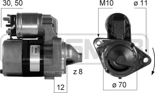 ERA 220154 - Motorino d'avviamento www.autoricambit.com