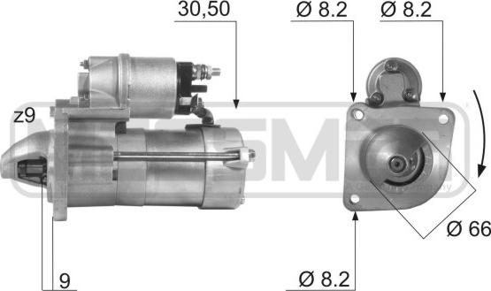 ERA 220151 - Motorino d'avviamento www.autoricambit.com