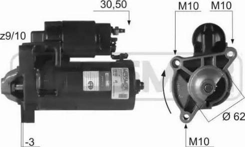 ERA 220 163 - Motorino d'avviamento www.autoricambit.com