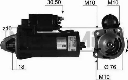 ERA 220167 - Motorino d'avviamento www.autoricambit.com