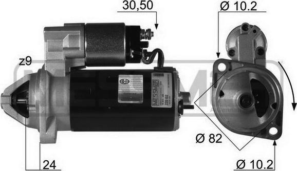 ERA 220102R - Motorino d'avviamento www.autoricambit.com