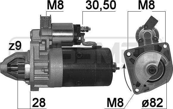 ERA 220183A - Motorino d'avviamento www.autoricambit.com