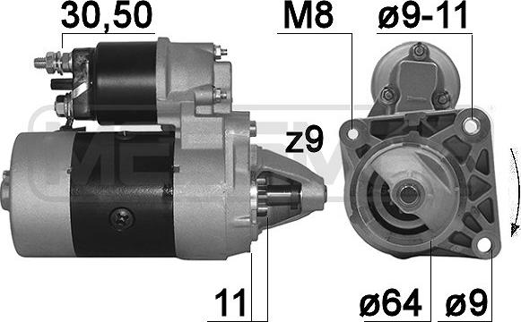 ERA 220 182 - Motorino d'avviamento www.autoricambit.com