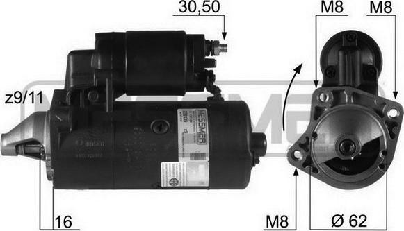 ERA 220139R - Motorino d'avviamento www.autoricambit.com