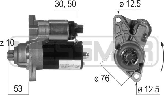 ERA 220124R - Motorino d'avviamento www.autoricambit.com