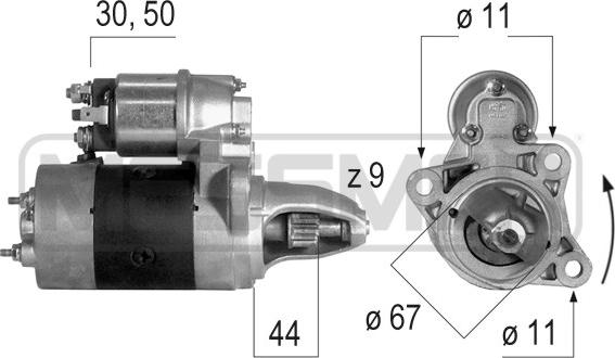 ERA 220173A - Motorino d'avviamento www.autoricambit.com