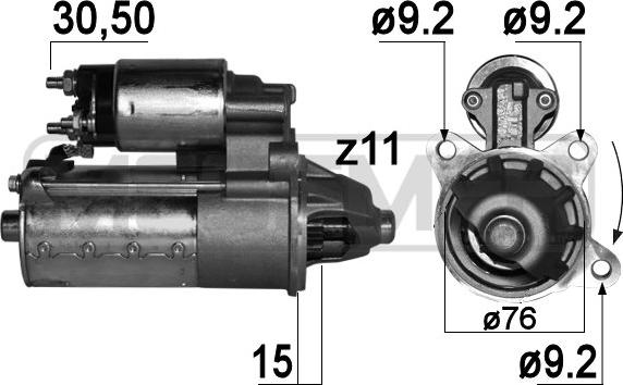 ERA 220899 - Motorino d'avviamento www.autoricambit.com