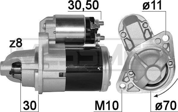 ERA 220894A - Motorino d'avviamento www.autoricambit.com