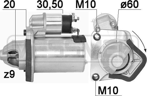 ERA 220895A - Motorino d'avviamento www.autoricambit.com