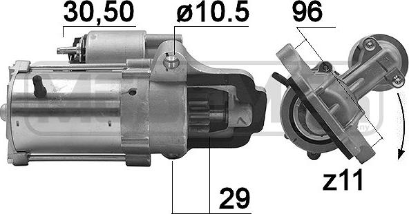 ERA 220897 - Motorino d'avviamento www.autoricambit.com