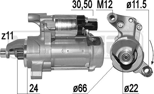 ERA 220849 - Motorino d'avviamento www.autoricambit.com