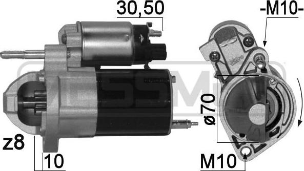 ERA 220853 - Motorino d'avviamento www.autoricambit.com