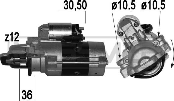 ERA 220865A - Motorino d'avviamento www.autoricambit.com