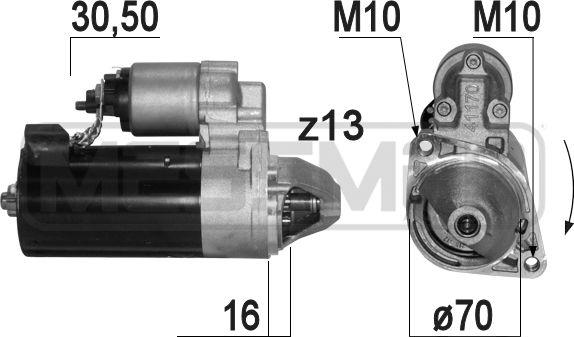 ERA 220868 - Motorino d'avviamento www.autoricambit.com