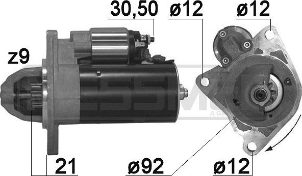 ERA 220883A - Motorino d'avviamento www.autoricambit.com