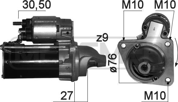 ERA 220838 - Motorino d'avviamento www.autoricambit.com