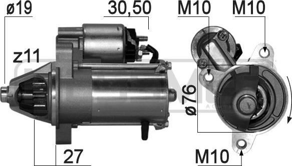 ERA 220833 - Motorino d'avviamento www.autoricambit.com