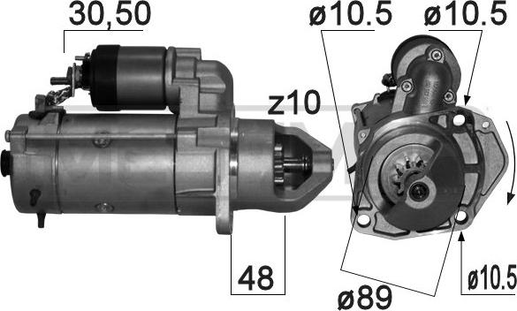 ERA 220879 - Motorino d'avviamento www.autoricambit.com