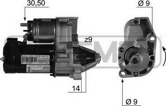 ERA 220394 - Motorino d'avviamento www.autoricambit.com