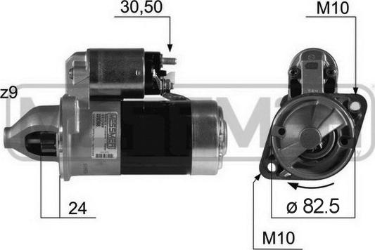 ERA 220398 - Motorino d'avviamento www.autoricambit.com