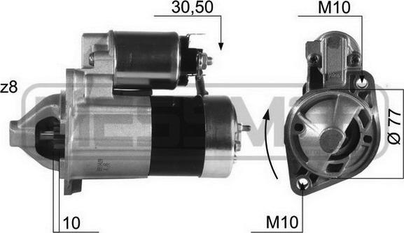 ERA 220397 - Motorino d'avviamento www.autoricambit.com