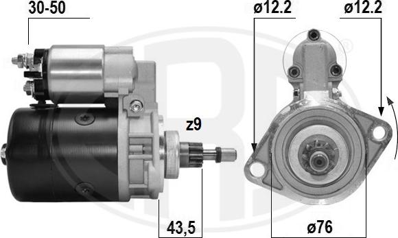 ERA 220356A - Motorino d'avviamento www.autoricambit.com