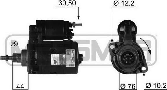 ERA 220356R - Motorino d'avviamento www.autoricambit.com