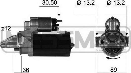 ERA 220353 - Motorino d'avviamento www.autoricambit.com