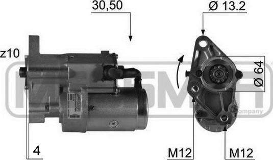 ERA 220352 - Motorino d'avviamento www.autoricambit.com