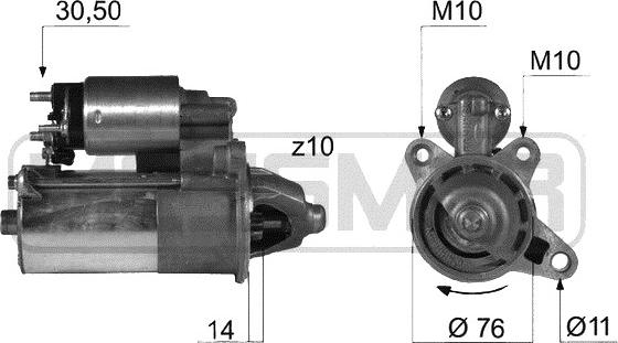 ERA 220364 - Motorino d'avviamento www.autoricambit.com