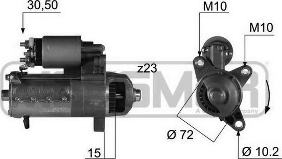 ERA 220365 - Motorino d'avviamento www.autoricambit.com