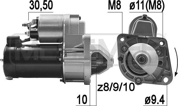 ERA 220360R - Motorino d'avviamento www.autoricambit.com