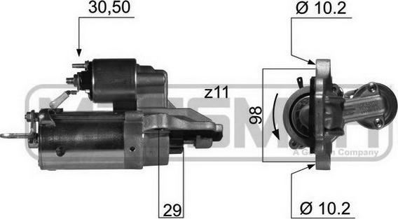 ERA 220368 - Motorino d'avviamento www.autoricambit.com