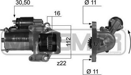 ERA 220372 - Motorino d'avviamento www.autoricambit.com