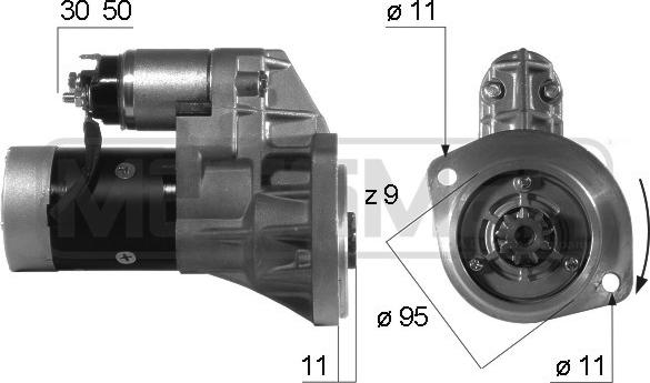 ERA 220204 - Motorino d'avviamento www.autoricambit.com