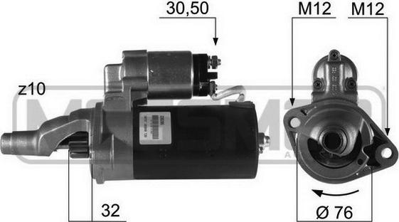 ERA 220206A - Motorino d'avviamento www.autoricambit.com