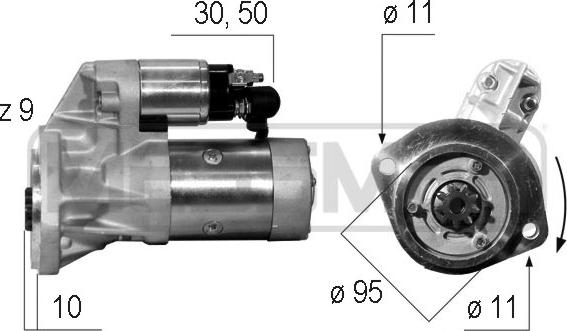 ERA 220208A - Motorino d'avviamento www.autoricambit.com