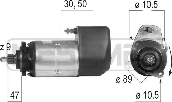 ERA 220219 - Motorino d'avviamento www.autoricambit.com