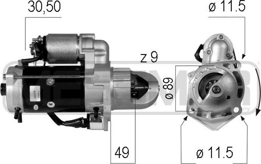 ERA 220278A - Motorino d'avviamento www.autoricambit.com