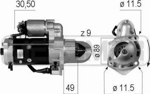 ERA 220278 - Motorino d'avviamento www.autoricambit.com