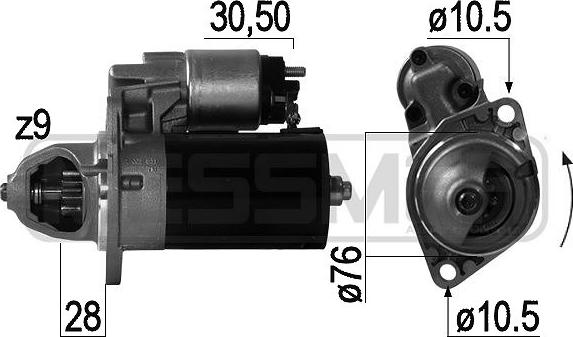 ERA 220 755 - Motorino d'avviamento www.autoricambit.com