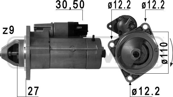 ERA 220753 - Motorino d'avviamento www.autoricambit.com