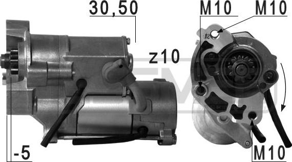 ERA 220706 - Motorino d'avviamento www.autoricambit.com