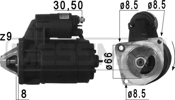 ERA 220700 - Motorino d'avviamento www.autoricambit.com