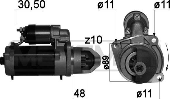 ERA 220725A - Motorino d'avviamento www.autoricambit.com