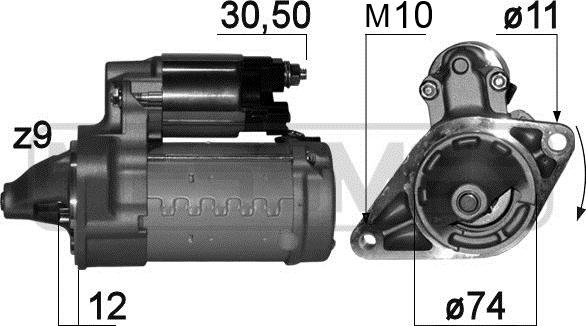 ERA 220776A - Motorino d'avviamento www.autoricambit.com